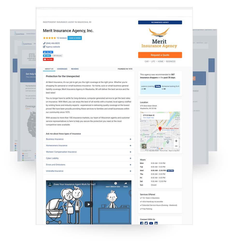 TrustedChoice.com Agent Profiles